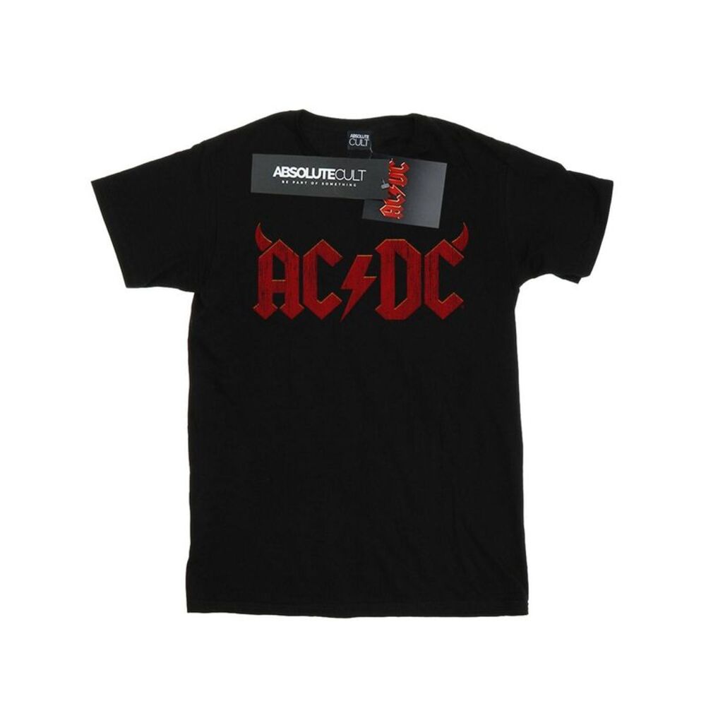 AC/DC Boys Horns Logo T-Shirt / Black